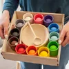 Drewniane zabawki Montessori – piłeczki w kubeczkach, 4 cm Podgląd zdjęcia produktu 12