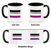 Asexual Flagge Gleichberechtigung Kaffeebecher Schwarz Produktbild-Vorschau 4
