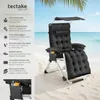Chaise longue pliable CLOUD II avec pare-soleil - noir, par Voir les images du produit 2