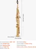 SucceBuy Sopransaxophon in B-Dur, Messing-Saxophon-Set mit Produktbild-Vorschau 7