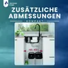 VBChome Granitspüle 44 x 44 cm Schwarz Einzelbecken Produktbild-Vorschau 5