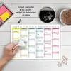 Tafelkalender 2027 abwischbar A4 Bunt - Wandkalender mit Produktbild-Vorschau 6