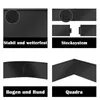 A collage of four images showcasing different aspects of a metal garden edging product, with German text labels. Náhled obrázku produktu