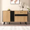 Sweiko 140 x 78,5 x 41 cm großes Sideboard, farblich Produktbild-Vorschau 3
