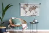 MuchoWow® Wandteppich Wandbehang Weltkarte - Dekoration - Produktbild-Vorschau 5