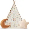 Tente tipi Mamabrum pour enfants avec tapis, coussins et Voir les images du produit 8