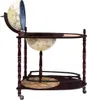 vidaXL Globe Bar Table Eucalyptus Wood Green Voľne stojaci Náhľad obrázku produktu 3