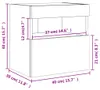 vidaXL TV-Wandschrank mit LED-Leuchten Weiß 40x30x40 cm Produktbild-Vorschau 8