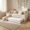 Homestyle4u Tagesbett 90x200 Ausziehbett Weiß mit Matratze Produktbild-Vorschau 22