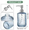 450ml Glazen Zeepdispenser met RVS Pomp Productafbeelding-voorbeeld 2