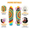 SGODDE 22" Mini Skateboards Cruiser Retro Skateboard Produktbild-Vorschau 2