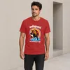 Camiseta para hombre, color rojo, talla XL, con la frase Vista previa de la imagen del producto 3
