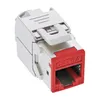 InLine Keystone RJ45 Buchse, geschirmt, Cat.6A, rot 8er Produktbild-Vorschau 1