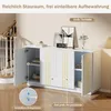 Credenza Merax con 4 ante e divisori regolabili, Anteprima dell’immagine prodotto 13