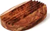 Seifenablage oval geriffelt aus Olivenholz Produktbild-Vorschau 2