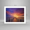 Poster - Poster ohne Rahmen - Himmel die Farben Pier - Produktbild-Vorschau 4