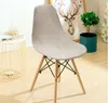 Stuhlhusse - Beige - 1 Stück - Samt - Bezug für Produktbild-Vorschau 12