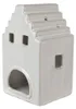 Clayre & Eef Teelichthalter Haus 17 cm Beige Porzellan Produktbild-Vorschau 4