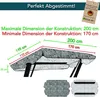 Universal Sonnendach für Hollywoodschaukel Dach-Plane für Produktbild-Vorschau 3