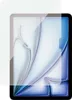A screen protector is shown laid over a tablet screen. Produktbild-Vorschau