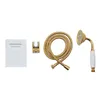 Duschkopf Handbrause 1/2 Zoll Gold mit Schlauch und Produktbild-Vorschau 8