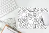 MuchoWow® Mauspad Mousepad Erdbeere - Kiwi - Muster - Produktbild-Vorschau 5