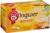 A box of Teekanne Ingwer Kurkuma tea. Produktbild-Vorschau