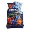 Lego Ninjago Bettwäsche 2-teilig 135x200 80x80 cm aus 100% Produktbild-Vorschau 7
