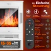 Kominek elektryczny TRESKO® z ogrzewaniem wraz z pilotem Podgląd zdjęcia produktu 6