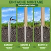 XINZI Bodenhülse Einschlaghülse für Holzpfosten 60 x 700 mm Produktbild-Vorschau 7