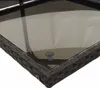 vidaXL 9-tlg. Garten-Essgruppe mit Kissen Schwarz Poly Produktbild-Vorschau 5