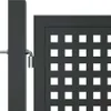 vidaXL Gartentor Anthrazit 400x125 cm Stahl Produktbild-Vorschau 4