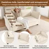 Merax 3-2-1 Sofa-Set modular, Wohnzimmer Sofakombination Produktbild-Vorschau 3