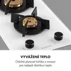 KlarsteinGoldflame Domino, plynová varná deska, 2 mosazné Náhled obrázku produktu 3