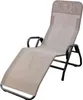 A single chaise lounge chair on a white background. Produktbild-Vorschau