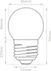 Illu-/Partylichterkette 5m - Außenlichterkette - Made in Germany - 10 ultra-warmweiße LED Kugeln Produktbild-Vorschau