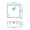 Solido 3D-Spüle CAPP50R10 Edelstahl Spülbecken - Produktbild-Vorschau 10