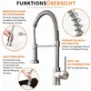 AjieQAQ  Küche, Küchenarmatur, Spültischarmatur mit Brause Produktbild-Vorschau 5