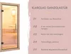 Elementsauna Karibu Gobina ohne Ofen mit Dachkranz und Produktbild-Vorschau 7