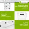 Juskys Aufbewahrungsbox mit Deckel - 6er Set Kunststoff Produktbild-Vorschau 3