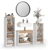 Badmöbel-Set Vicco Karli Weiß/Goldkraft Eiche 3-teilig, Produktbild-Vorschau 5