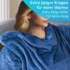 NYVI Ärmeldecke CozyWear Deluxe 170x200 cm Anthrazit - Produktbild-Vorschau 4