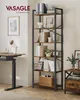 Vasagle LLS062B01, zwart, natuurhout, 6 planken, staal, Productafbeelding-voorbeeld 9