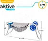 Chaise de plage active 52x37x105 Cm Bleu,Gris Bleu,Gris One Voir les images du produit 9