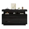 Merax Sideboard mit LED, Kommode mit Acryl und Glasböden, Produktbild-Vorschau 9