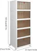 Faltbarer Kleiderschrank Organizer - Kunststoff Produktbild-Vorschau 12