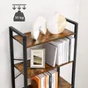 Regál 6 úrovní vitrína na knihy LOFT 186 cm Náhled obrázku produktu 3