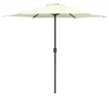 vidaXL Sonnenschirm mit Aluminium-Mast 270x246 cm Sandweiß Produktbild-Vorschau 6