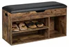 Relaxdays Schuhbank, Sitzbank mit Stauraum, 3 Fächer für Produktbild-Vorschau 8