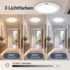Akku Deckenleuchte Bewegungsmelder Lampe Innen USB Mit Produktbild-Vorschau 2